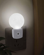 Night Lights Auto Sensor Tropical Palm Trees Night Light Cream Linen Coastal - Image 3