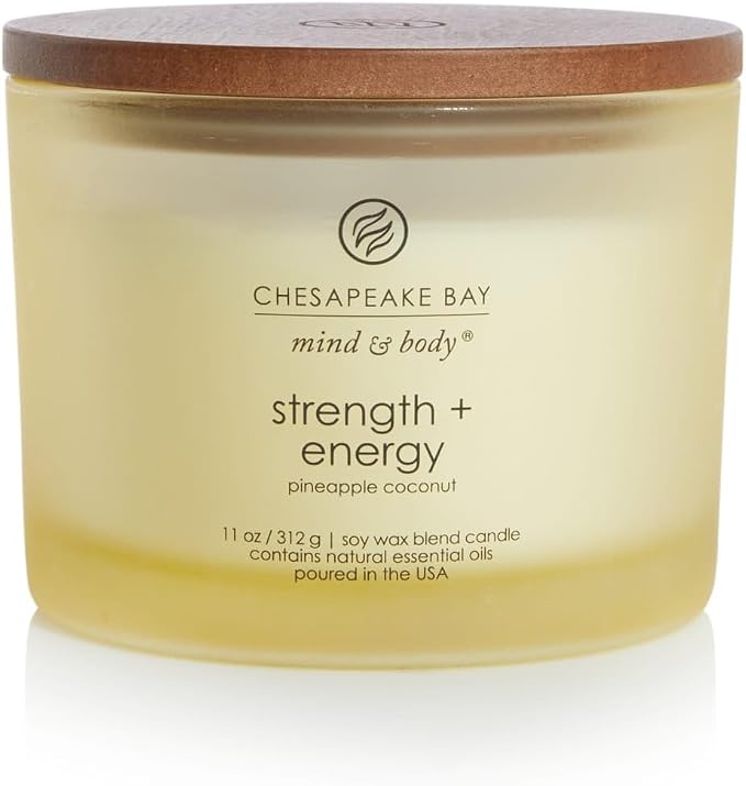Chesapeake Bay Candle Scented Candle Strength + Energy 3-Wick Coffee Table Jar by ChesapeakeBayFragrance