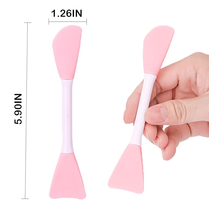 RamPula Silicone Face Mask Brush, Facial Mud Mask Applicator Brush Flexible - Image 9
