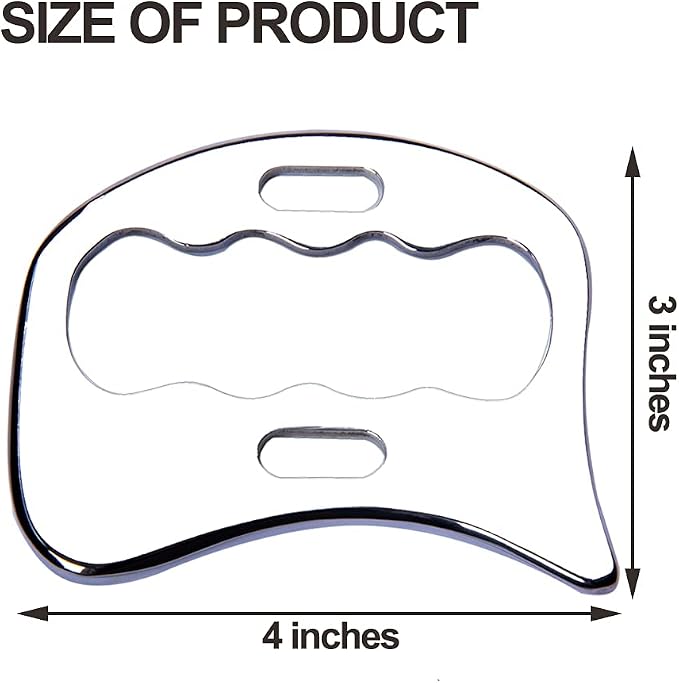 Stainless Steel Gua Sha Scraping Massage Tool-Muscle Scraper - Image 7