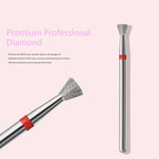 10pcs Inverted Cone Cuticle Drill Bits, Carbide Diamond Nail Bits - Image 2