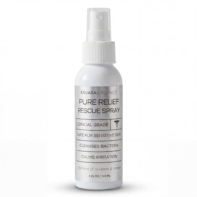 Pure Relief Rescue Spray for Sensitive, Irritated & Blemish-Prone Skin – by Eavara
