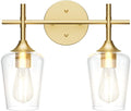 Ralbay Gold Bathroom Light Fixtures 2-Lights by RalbayLighting