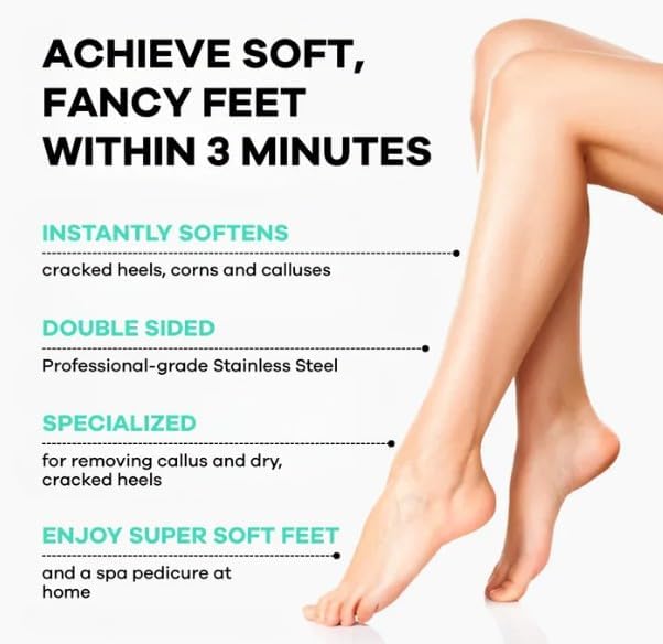 Dermasuri - Callus Remover Foot Scrub - Exfoliating Feet Spray-on Formula and - Image 4