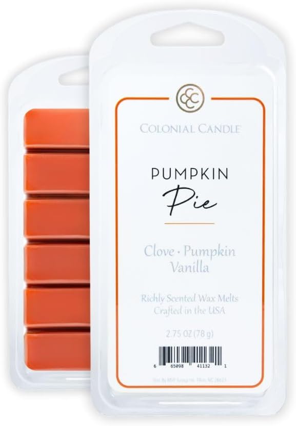 Colonial Candle Pumpkin Pie Wax Melts, Wax Melt Warmer Cubes, Long Lasting - Image 3