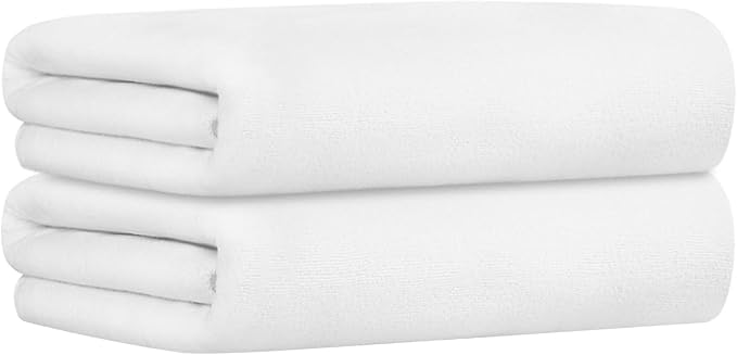 JML Microfiber Bath Towels Set of 2, Large Bathroom Towel Oversized, Super - Image 2