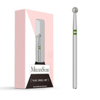 MelodySusie 4mm Ball Shape Cuticle Clean Nail Drill Bit 3/32'', Professional by MelodySusie