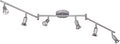 Globe Electric 59351 Payton 6-Light Foldable Track Lighting, Matte Silver by GlobeElectric