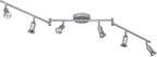 Globe Electric 59351 Payton 6-Light Foldable Track Lighting, Matte Silver by GlobeElectric