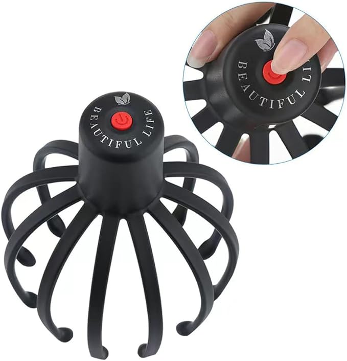 Electric Scalp Massager with 3 Modes, 360 Degree Head Massager, Cordless by ONIYEA