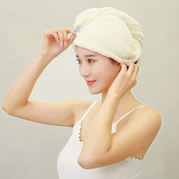 Microfiber Hair Drying Wrap Towel - Image 4