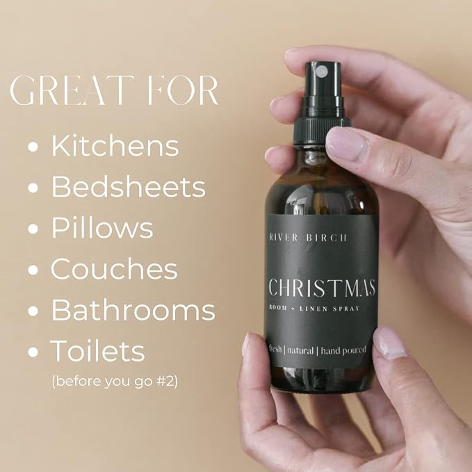 River Birch Christmas Scented Linen and Room Spray | Home Fragrance | 4 oz - Image 2