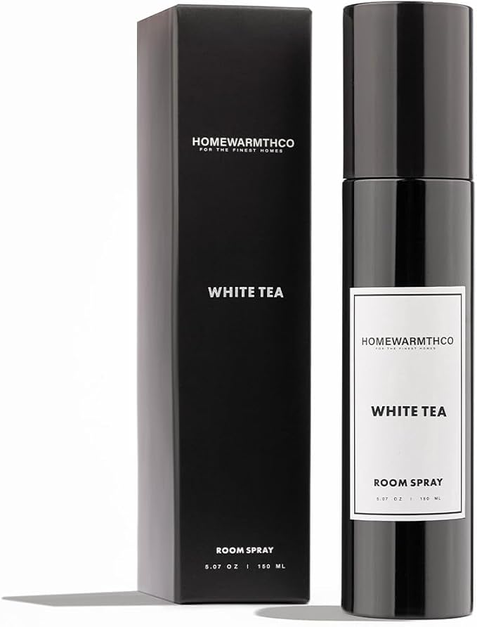 White Tea Room Spray – 5.07 oz Scented Air Freshener Spray by Homewarmthco