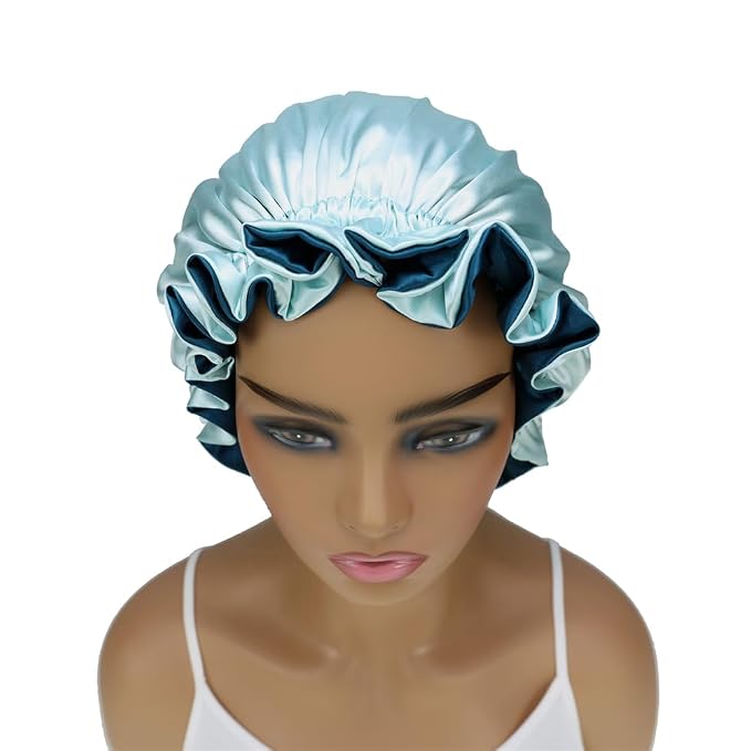 Adjustable Silk Satin Bonnet Hair Care Caps - Image 5