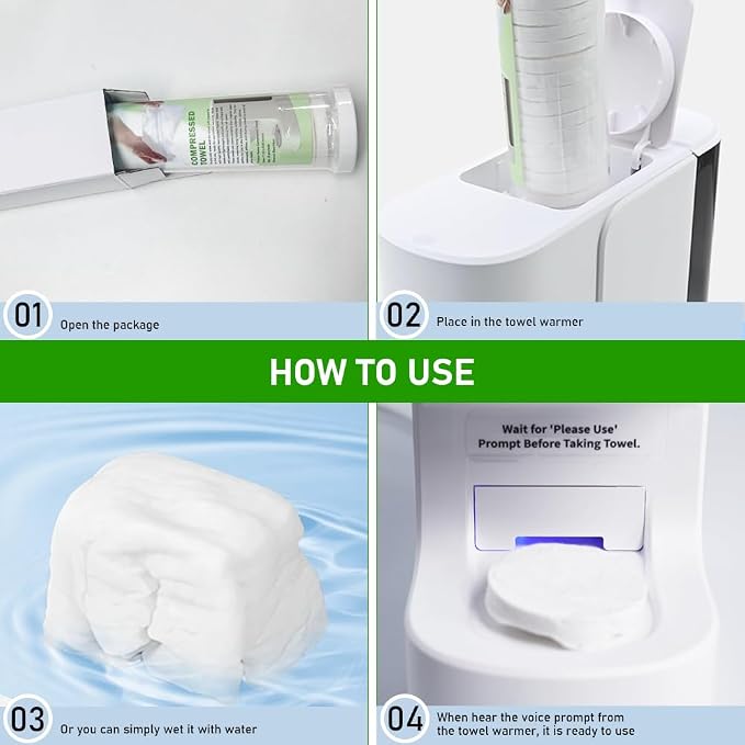 Towel Refills for Hot Face Towel Heater Machine, 3 Buckets - Image 6