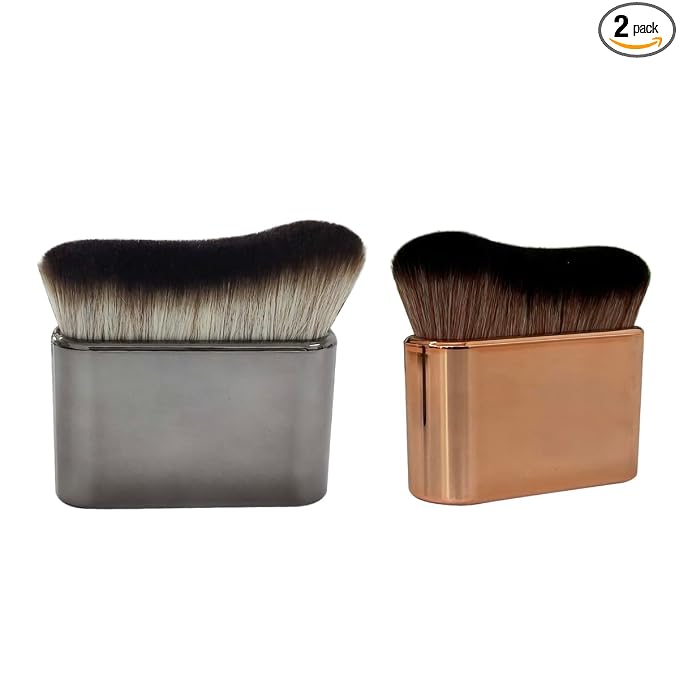 2PCS Body Tanning Brush Siren Makeup Brush ，Large Kabuki Foundation Body Makeup by zhuohai