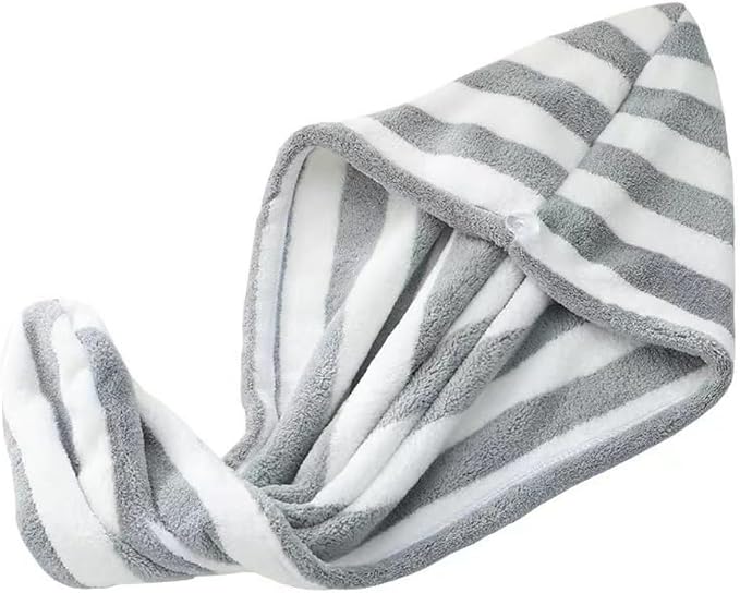 Microfiber Hair Towel Wrap, Quick Dry Hair Turbans by Unknown
