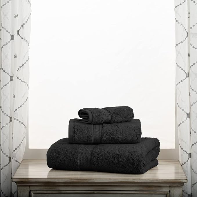 Superior Egyptian Cotton Pile 3 Piece Towel Set, Includes 1 Bath, 1 Hand - Image 9