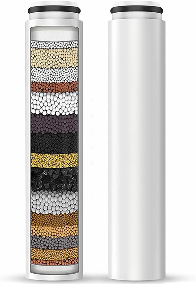 AWO 2 PACK Replacement Shower Head Filter Cartridge Compatible by AWOReplacementProjectorLamp