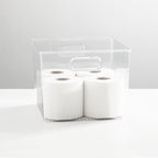 mDesign Plastic Modern Storage Organizer Bin Basket - Image 2