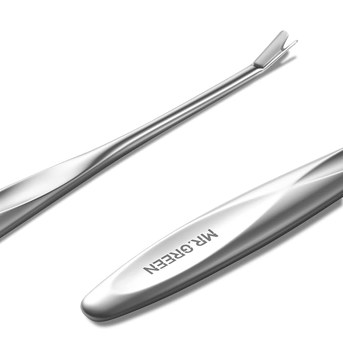 MR.GREEN Cuticle Pusher Dead Skin Remover Stainless Steel Manicure Tools by MRGREEN