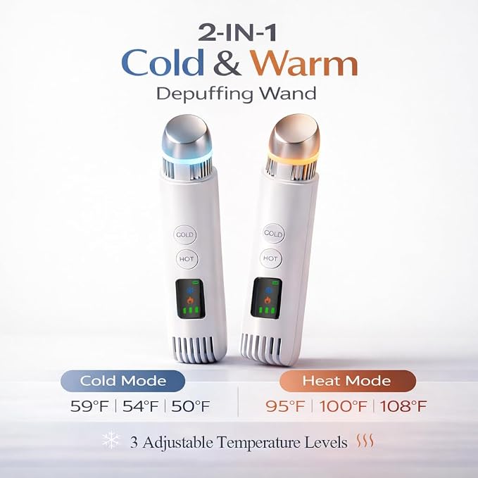 2-in-1 Cold & Warm Depuffing Wand - Image 2