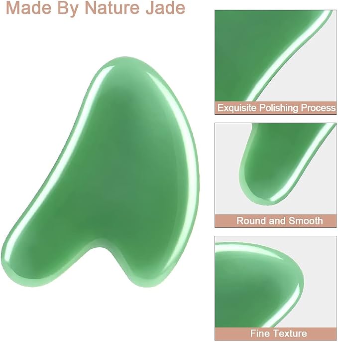 URAQT Gua Sha Massager Tool, Gua Sha Scrapping Massager Stones - Image 4