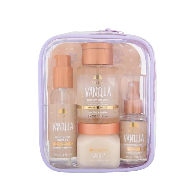 Tree Hut Mini Vanilla Everything Shower Gift Set, Mothers Day Gifts, by TreeHut