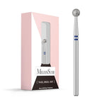 MelodySusie 4mm Ball Shape Cuticle Clean Nail Drill Bit 3/32'', Professional by MelodySusie