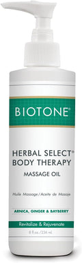Biotone Herbal Select Massage Products Body Therapy Oil, 8 Ounce by BIOTONE