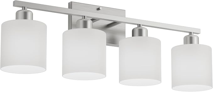 Bathroom Lights Over Mirror Brushed Nickel, Anti-Rust 4-Light Bathroom Vanity - Image 8