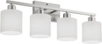 Bathroom Lights Over Mirror Brushed Nickel, Anti-Rust 4-Light Bathroom Vanity - Image 8