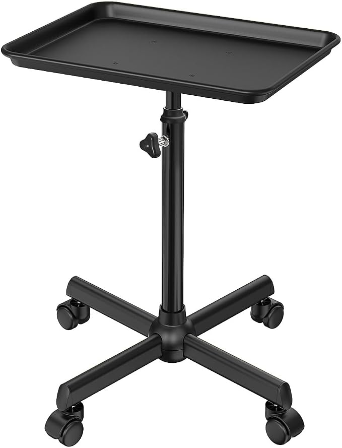 Salon Tray Cart Tattoo Tray Rolling Cart, Service Rolling Tray, Height by JOSTZHXIN
