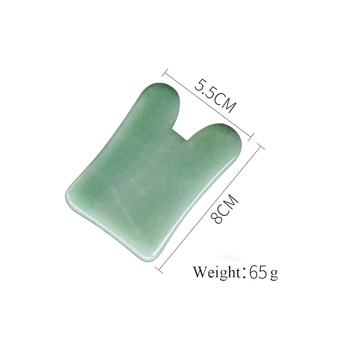 Gua Sha Facials Tools for Nose Massage Tools Board Natural Jade Stone for SPA - Image 6