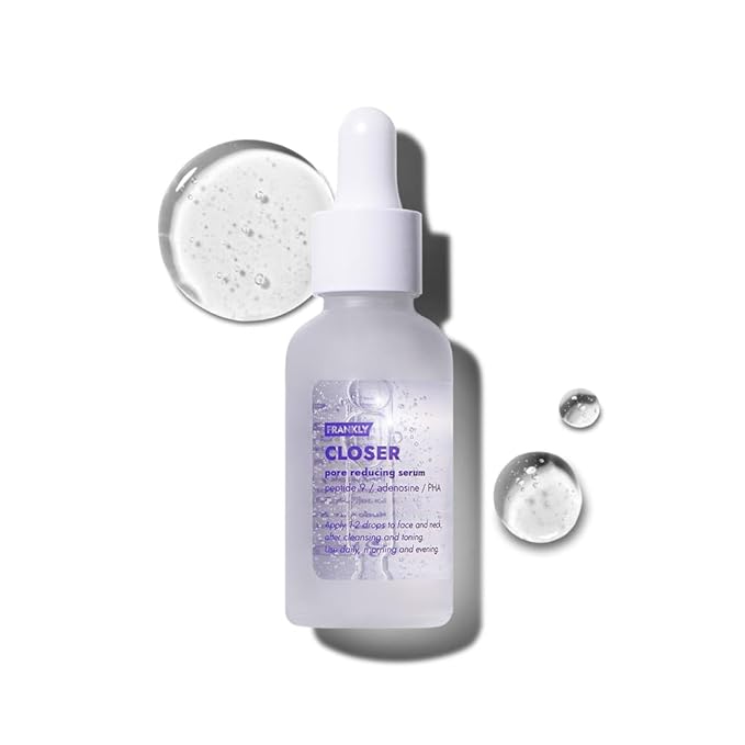 FRANKLY Closer Serum | Pore Minimizer Serum | 9 Peptides, Vegan Collagen by FRANKLY