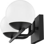 Ralbay Black Mid Century Modern 2-Light Bathroom Vanity Light Fixtures - Image 7