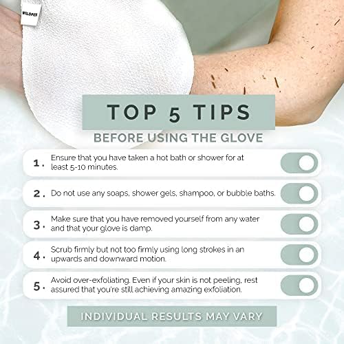 Wildpier Plus+ Exfoliating Glove Mitt Body Scrub - Image 4