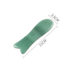 Facial Gua Sha Tool for Chin Massage Tool Natural Jade Stone Gua Sha Board for - Image 6