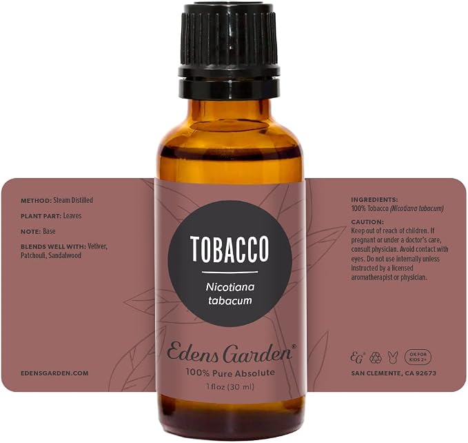 Edens Garden Tobacco- Absolute Essential Oil- 100% Pure Premium Grade, - Image 8