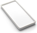 Gurygo 8" Bathroom Tray, Ceramic Vanity Trays by FocusonHomeKitchen