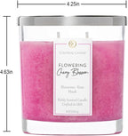 Colonial Candle Flowering Cherry Blossom Scented Candle Jar, Highly Fragranced - Image 4