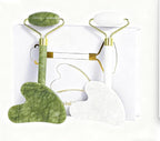 Jade Roller Gua Sha Tools – Nature Gua Sha Facial Tool Skin Tightening Face by LSXKAMIX