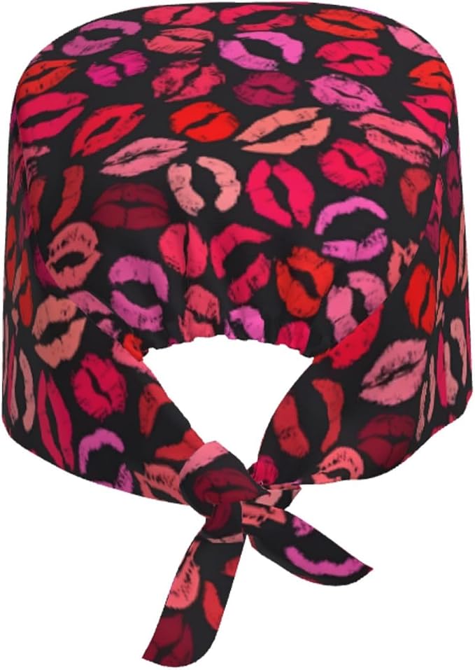 Adult Working Cap Adjustable Cleaning Work Sweatband Scrub Hat Tie Back Hats - Image 2