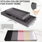 Bathroom Vanity Tray, Silicone 11.8 x 5 Inch Bathroom Counter Tray Decor - Image 3