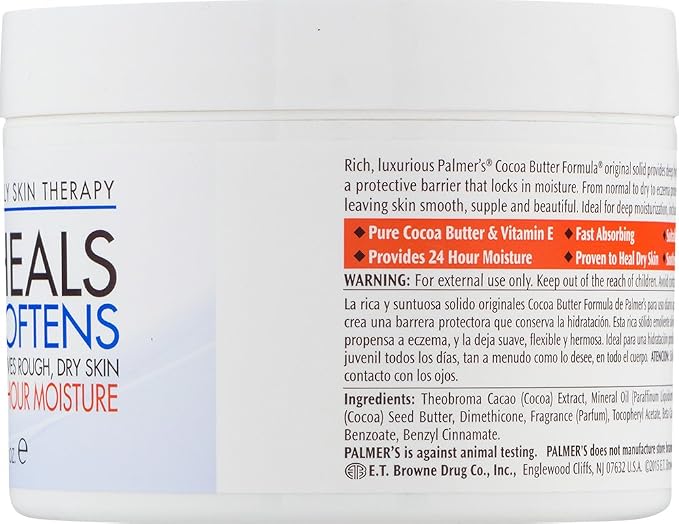 Palmer’s Cocoa Butter Formula Daily Skin Therapy, Solid Formula, 7.25 Ounces - Image 14