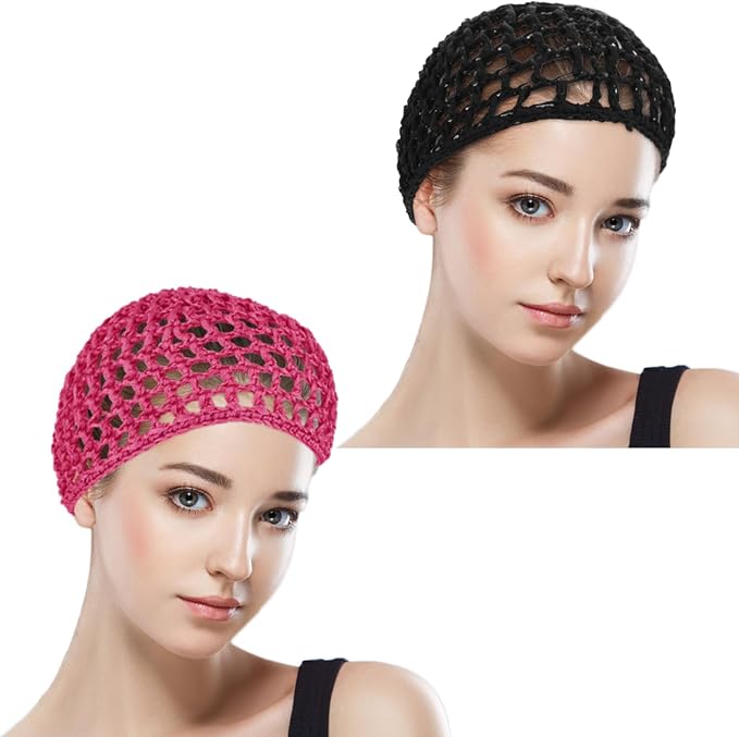 WLLHYF Wig Cap Thick Long Hair Caps Adjustable Net Mesh Braided Weaving Making - Image 7