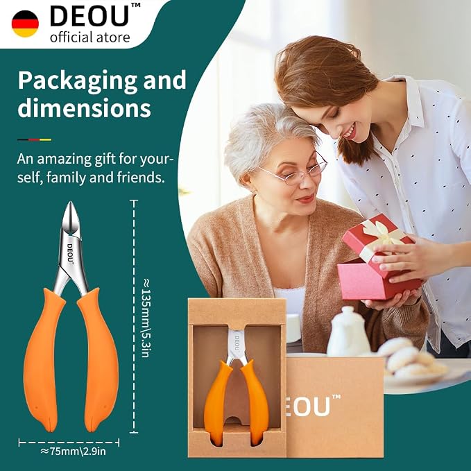 DEOU Podiatrist Toenail Clippers Ingrown Toenail Tools - Image 6
