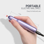 GAOY Electric Nail Drill for Acrylic and Gel, USB Electric Nail File, Portable - Image 5