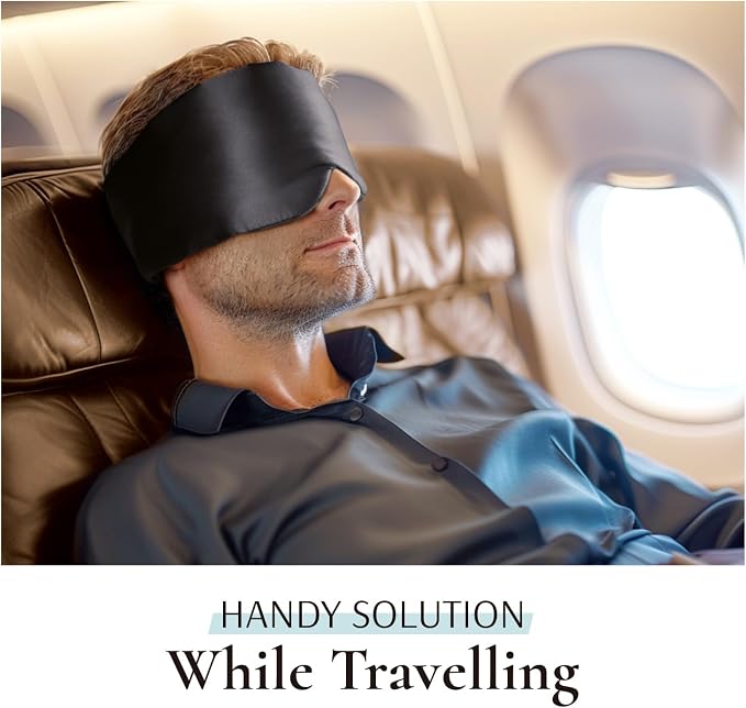 Zenssia 100% Mulberry Silk Sleep Mask Eye Mask - Image 6