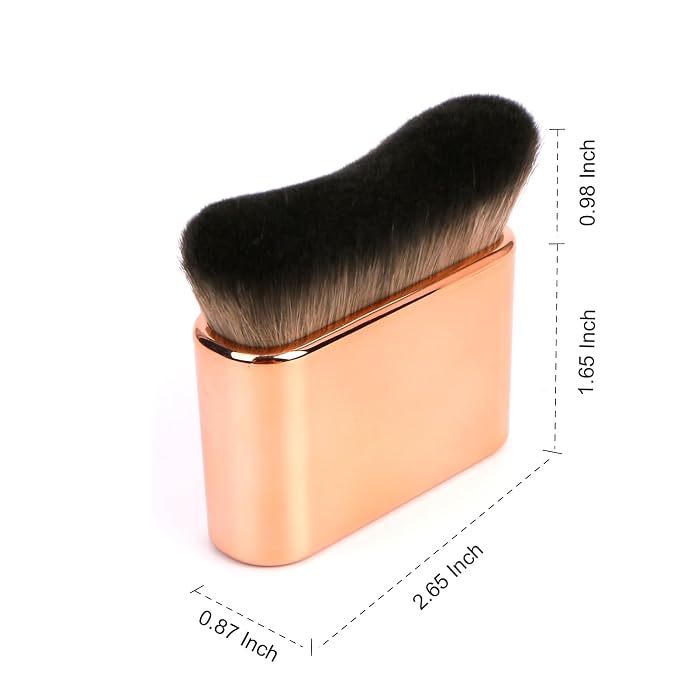 UNIMEIX Self Tanner Brush Sunscreen Body Makeup Brush Kabuki Blend Applicator - Image 2